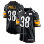 Camiseta NFL Game Pittsburgh Steelers Jaylen Samuels Negro