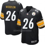 Camiseta NFL Game Pittsburgh Steelers Woodson Negro