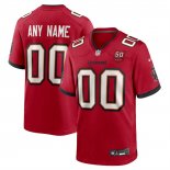 Camiseta NFL Game Tampa Bay Buccaneers 50th Anniversary Personalizada Rojo