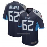 Camiseta NFL Game Tennessee Titans Aaron Brewer Azul