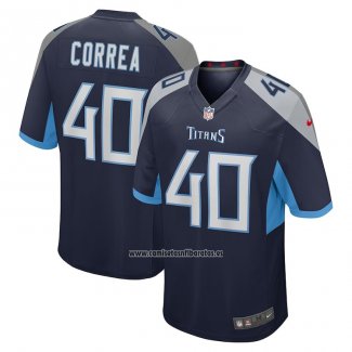 Camiseta NFL Game Tennessee Titans Kamalei Correa Azul