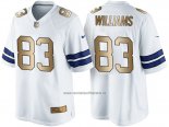 Camiseta NFL Gold Game Dallas Cowboys Williams Blanco