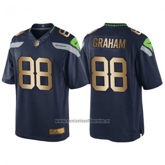 Camiseta NFL Gold Game Seattle Seahawks Graham Profundo Azul