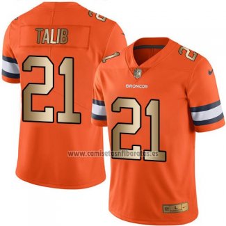 Camiseta NFL Gold Legend Denver Broncos Talib Naranja