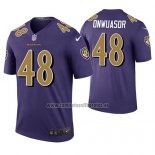 Camiseta NFL Legend Baltimore Ravens Patrick Onwuasor Violeta Color Rush