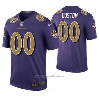 Camiseta NFL Legend Baltimore Ravens Personalizada Violeta
