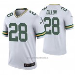 Camiseta NFL Legend Green Bay Packers 28 Aj Dillon 2020 Blanco Color Rush