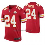 Camiseta NFL Legend Kansas City Chiefs Jordan Lucas Rojo Color Rush