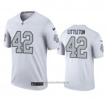 Camiseta NFL Legend Las Vegas Raiders Cory Littleton Blanco Color Rush