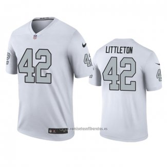 Camiseta NFL Legend Las Vegas Raiders Cory Littleton Blanco Color Rush