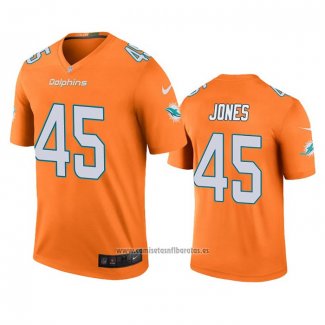 Camiseta NFL Legend Miami Dolphins Brandon Jones Naranja Color Rush