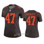 Camiseta NFL Legend Mujer Cleveland Browns Charley Hughlett Alterno 2020 Marron