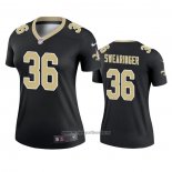 Camiseta NFL Legend Mujer New Orleans Saints D.j. Swearinger Negro