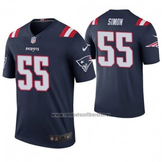 Camiseta NFL Legend New England Patriots John Simon Azul Color Rush