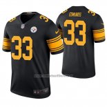 Camiseta NFL Legend Pittsburgh Steelers Trey Edmunds Black Color Rush Legend