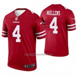 Camiseta NFL Legend San Francisco 49ers 4 Nick Mullens Rojo