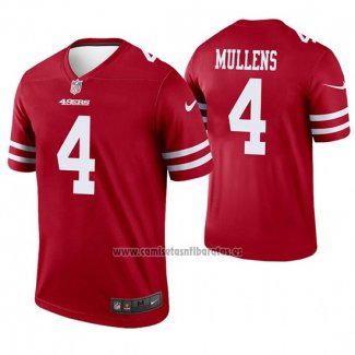 Camiseta NFL Legend San Francisco 49ers 4 Nick Mullens Rojo