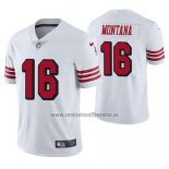 Camiseta NFL Legend San Francisco 49ers Joe Montana Blanco Color Rush