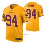 Camiseta NFL Legend Washington Football Team Da'ron Payne Color Rush Amarillo