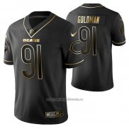 Camiseta NFL Limited Chicago Bears Eddie Goldman Golden Edition Negro
