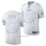 Camiseta NFL Limited Cleveland Browns Karl Joseph MVP Blanco