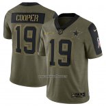 Camiseta NFL Limited Dallas Cowboys Amari Cooper 2021 Salute To Service Verde