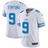 Camiseta NFL Limited Detroit Lions Stafford Team Logo Fashion Blanco