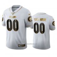 Camiseta NFL Limited Green Bay Packers Personalizada Golden Edition Blanco