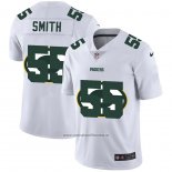Camiseta NFL Limited Green Bay Packers Smith Logo Dual Overlap Blanco