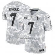 Camiseta NFL Limited Houston Texans C.J. Stroud 2024 Salute To Service Gris