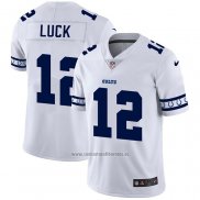 Camiseta NFL Limited Indianapolis Colts Luck Team Logo Fashion Blanco