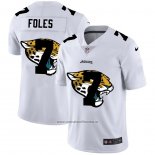 Camiseta NFL Limited Jacksonville Jaguars Foles Logo Dual Overlap Blanco