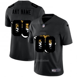 Camiseta NFL Limited Jacksonville Jaguars Personalizada Logo Dual Overlap Negro