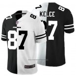 Camiseta NFL Limited Kansas City Chiefs Kelce Black White Split