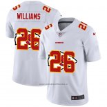 Camiseta NFL Limited Kansas City Chiefs Willams Logo Dual Overlap Blanco