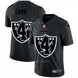 Camiseta NFL Limited Las Vegas Raiders Carr Logo Dual Overlap Negro