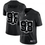 Camiseta NFL Limited Las Vegas Raiders Crosby Logo Dual Overlap Negro