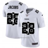 Camiseta NFL Limited Las Vegas Raiders Jacobs Logo Dual Overlap Blanco