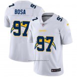 Camiseta NFL Limited Los Angeles Chargers Bosa Logo Dual Overlap Blanco