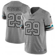 Camiseta NFL Limited Miami Dolphins Fitzpatrick Team Logo Gridiron Gris