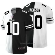 Camiseta NFL Limited Philadelphia Eagles Jackson White Black Split