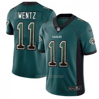 Camiseta NFL Limited Philadelphia Eagles Wentz Rush Drift Fashion Verde