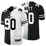 Camiseta NFL Limited Pittsburgh Steelers Watt Black White Split