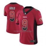 Camiseta NFL Limited San Francisco 49ers Robbie Gould Rojo 2018 Rush Drift Fashion