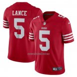 Camiseta NFL Limited San Francisco 49ers Trey Lance Vapor Untouchable Rojo