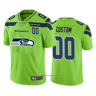 Camiseta NFL Limited Seattle Seahawks Personalizada Big Logo Number Verde