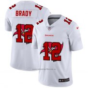 Camiseta NFL Limited Tampa Bay Buccaneers Brady Logo Dual Overlap Blanco