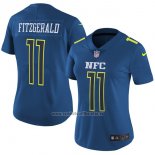 Camiseta NFL Mujer Pro Bowl NFC Fitzgerald 2017 Azul