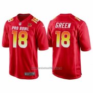 Camiseta NFL Pro Bowl Cincinnati Bengals 18 A.j. Verde AFC 2018 Rojo