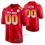 Camiseta NFL Pro Bowl Pittsburgh Steelers Personalizada Rojo